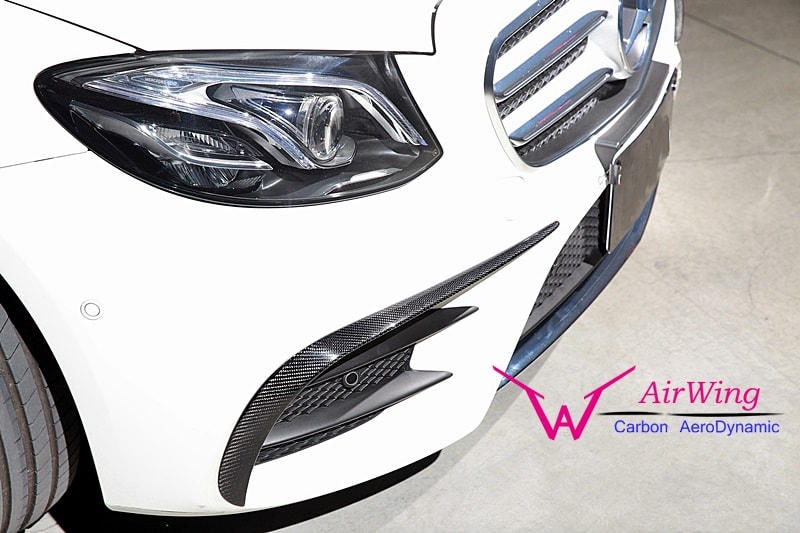 W213 - Future-Design style carbon front Canard (2 pcs) 05